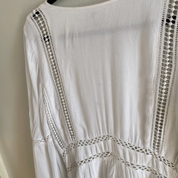 Amuse Society Kensington White Lace Dress - Size Small - Picture 10 of 10